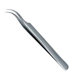 Meilleure pince à épiler à pointe incurvée en acier inoxydable pour sourcils et extensions de cils Outil de beauté - Product Image 6