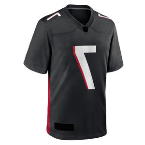 New American Football Jersey Plus Best High Quality Oversized Sublimation Boxy <b>Cropped</b> Print Cut American Football Jersey - Product Image 5