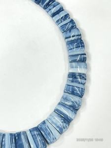 สร้อยคอโอปอลสีน้ำเงินธรรมชาติ เกรด AAA หรูหรา ทันสมัย เรียบเนียน ขนาด 18 นิ้ว - Product Image 3