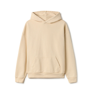 Sweats à capuche en coton uni surdimensionnés pour hommes Sweat à capuche surdimensionné confortable personnalisé pour hommes Streetwear Sweats à capuche surdimensionnés en coton lourd - Product Image 2