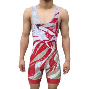 Singlet de Lucha Libre sin Tirantes para Hombre, Personalizado por Sublimación, Cierre a Presión, Spandex, Poliéster, Duradero, Ligero, Modelo Pakistaní - Product Image 3