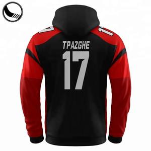 Sudadera CON CAPUCHA DE FÚTBOL transpirable poliéster impresa sublimación deportiva personalizada OEM al por mayor para hombres - Product Image 3