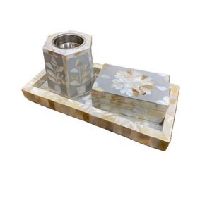 2026 qualité artisanat nacre bakhoor boîte plateau ensemble Bakhoor acrylique brûleur d'encens arabe Mubkhar Ramadan cadeau - Product Image 3