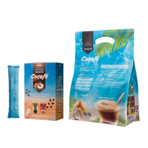 Mezcla de Café Instantáneo de Coco COCOFE 480g por Caja, Aroma Especial y Sabor Delicioso, Bueno para la Salud - Marcas Rexsun Hecho en Vietnam - Product Image 2