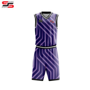 Uniformes de basket-ball pour hommes sur mesure vêtements de sport réversibles en polyester de haute qualité, respirants, à séchage rapide - Product Image 3