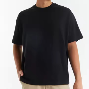 Vente en gros de t-shirts hip hop coupe régulière unisexe à la mode T-shirts en polyester/coton doux de haute qualité avec motif pour hommes - Product Image 3