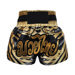 Custom Logo Muay Thai <b>Shorts</b> for <b>Men</b> Factory Price Casual Solid Pattern OEM Service Customized Boxing <b>Short</b> - Product Image 5