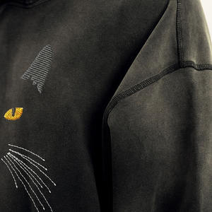 Diseñe su propio logotipo Superventas Algodón Diseño mezclado Hombres Sudaderas con capucha Logotipo personalizado Jersey Hombres Sudadera con capucha de gran tamaño - Product Image 5