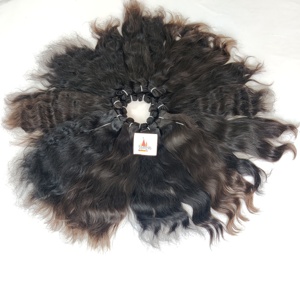 Extensiones de Cabello Humano Ondulado Profundo, Ondulado Súper, con Doble Trama a Máquina, 100% Virgen Remy, Cutícula Alineada, Color Indio - Product Image 2