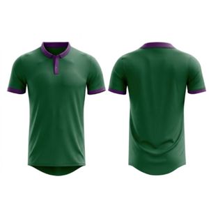 ชุดเสื้อคริกเก็ตสำหรับผู้ชายชุดเสื้อคอกลมแขนสั้นผ้าคูลเทคออกแบบได้ตามต้องการ - Product Image 2