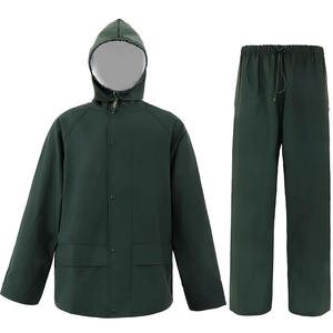 Vêtements de pluie faciles à porter, vente en gros Combinaisons de pluie pour hommes Extérieur Imperméable Respirant Col à capuche Combinaison de pluie pour hommes - Product Image 1