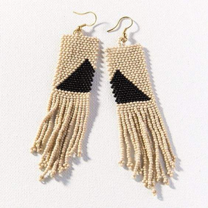 Boucles d'oreilles pendantes en perles de graines en alliage de haute qualité, design personnalisé, broderie tendance, anniversaire, pour cadeau - Product Image 6