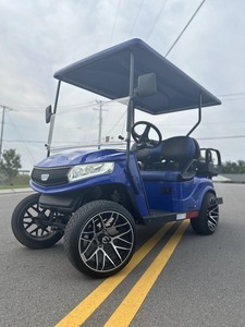 Voiture de golf électrique homologuée tout-terrain 7-8 places avec éclairage LED sur le tableau de bord, vitesse de 30 km/h et autonomie de 30 à 50 km - Product Image 6