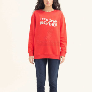 Sudadera transpirable personalizada para mujer, precio al por mayor, último estilo, ropa informal, sudadera a la venta - Product Image 1