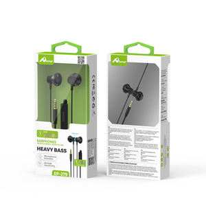 Écouteurs filaires confortables de haute qualité EP-279 noirs avec prise magnétique de type C pour la musique - Product Image 1