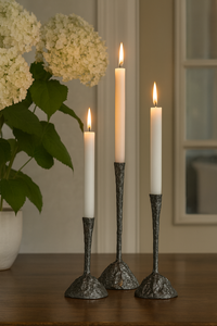 Aluminum Taper <b>Candle</b> <b>Holder</b> with Powder-Coated Finish Smooth Matte <b>Candle</b> Stand for Christmas Indoor <b>Outdoor</b> Use - Product Image 2