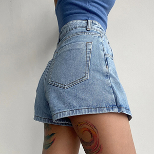 กระโปรงผ้ายีนส์สำหรับผู้ใหญ่กระโปรงผ้าเดนิมระบายอากาศได้ดีพร้อมโลโก้ออกแบบได้ตามต้องการ - Product Image 5