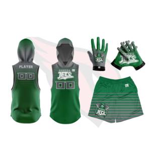 American Style 7v7 Juego de compresión de fútbol juvenil 22 Uniformes sublimados personalizados 7on7 Técnicas impresas 7 en 7 Uniformes de fútbol - Product Image 1