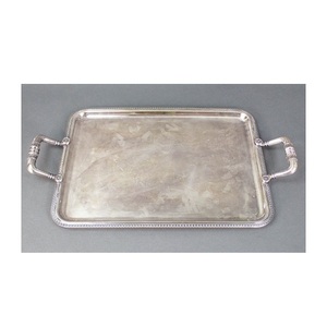 Bandeja Rectangular de Latón Amson, Plateada, Hecha a Mano, para Servir Alimentos en el Hogar/Restaurante, Tamaño y Logotipo Personalizables, Diseño Más Reciente - Product Image 2