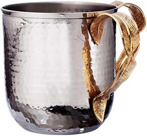 Tasse à laver en acier inoxydable au design antique Produits de salle de bain de qualité supérieure faits à la main et dernière poignée de conception - Product Image 4