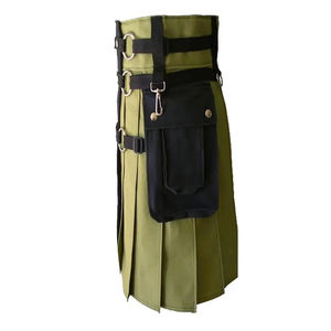 Elegante Kilt Escocés de Tartán para Hombre con Cintura Ajustable y Corte Entallado, Ideal para Ocasiones Formales y Uso Diario - Product Image 2