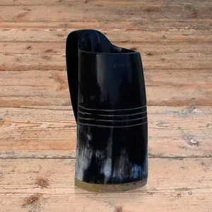 Tazas de cuerno de la mejor calidad, cuernos para beber, taza de cuerno vikingo de India, jarra con logotipo grabado personalizado - Product Image 4