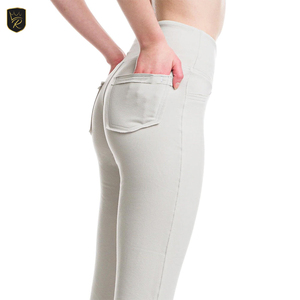 Pantalones de Yoga Acampanados para Mujer, Cintura Media, Color Sólido, Ecológicos, Elásticos, Transpirables, para Gimnasio, Correr y Entrenamiento - Product Image 6