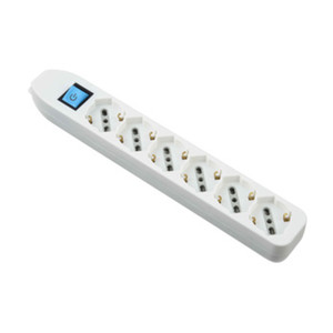 Multipresa 6 Prese Bipasso/Schuko + Interruttore Senza Cavo Bianca Figura 10 - Product Image 1