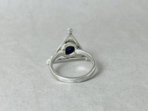 Anillo de piedras preciosas de lapislázuli Natural más vendido hecho a mano 925 anillo delicado de plata de ley sólida joyería minimalista Bohemia - Product Image 6