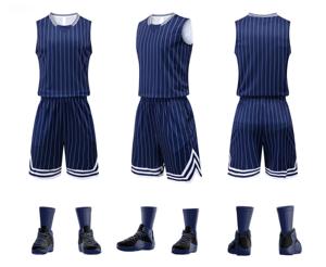 Unisex Custom Logo Printed Polyester Outdoor Sports Wear Quick Dry Lightweight <b>Basketball</b> Uniform Plus Size Set Sportswear Style - Product Image 4