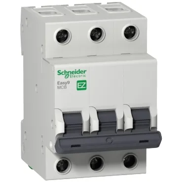 New and original - Easy9 miniature circuit breaker - EZ9F56332 - 3P - 32A - C curve - 6kA - 400V for Electrical Protection