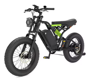 Mini Bicicleta Eléctrica de 12V para Adultos - Velocidad Máxima de 25 MPH, Alcance de 27 Millas, Cuadro de Aluminio, Motor sin Escobillas de 1000W, Altavoces Bluetooth, 12 Velocidades - Product Image 1