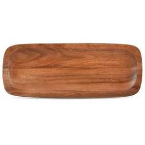 Plateau de service en bois de teck pour la maison cuisine petit déjeuner Restaurant bureau organisateur Table à manger taille personnalisée couleur bois naturel - Product Image 2