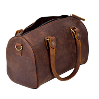 Sac de voyage de luxe en cuir véritable vintage de haute qualité, sac de sport décontracté, sac de week-end, sac de voyage d'affaires, sac de gym, grande capacité, fait main