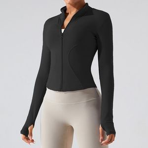 <b>Women's</b> Cropped Workout <b>Jacket</b> Zip Athletic Slim Fit Sleeveless Crew Neck Lightweight Quick Dry Waterproof Running Sports Track - Product Image 6