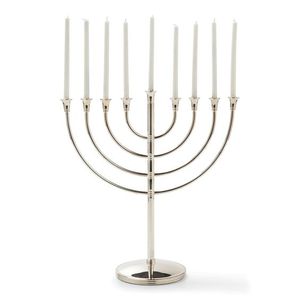 High Polish Quality Aluminium Menorah Candle Holder Candelabra <b>Tree</b> Tabletop & Indoor Home <b>Decor</b> for Christmas Festivals - Product Image 4