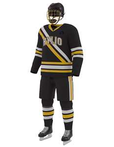 เครื่องแบบฮ็อกกี้น้ำแข็งสำหรับผู้ชายทีมของผู้ใหญ่เสื้อเจอร์ซีย์และกางเกงผ้าคุณภาพสูงสำหรับฝึกซ้อมและใช้ในการแข่งขันขายส่ง - Product Image 5