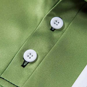 Polo homme de haute qualité, mélange polyester et coton, uni, teint, respirant, léger, grande taille, style oversize, logo uni - Product Image 4