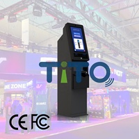 Игровой автомат TITO с функцией выдачи призов и сенсорным экраном Fire Link, изогнутый сенсорный экран, кассовый аппарат на английском языке для развлекательных центров