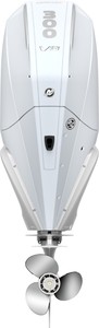 Nouveau moteur hors-bord Mercury Verado V8 300HP, ensemble moteur marin 4 temps, blanc fusion froide, livraison gratuite dans le monde entier - Product Image 1