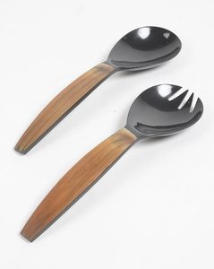 Cucharas de cuerno de búfalo hechas en India para caviar, huevo, té, azúcar, sal, pimienta para servir café y té - Product Image 1