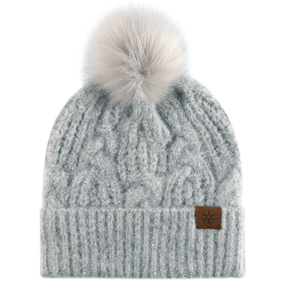 หมวกไหมพรมอะคริลิคสำหรับทุกเพศหมวกถักสำหรับฤดูหนาว - Product Image 2