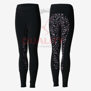 Leggings d'équitation pour femmes Léger et durable Tissu extensible dans les quatre sens Confortable Taille haute avec poignée de siège à vendre - Product Image 3