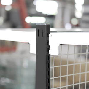 Double-Sided Gondola Shelving with Wire Grid Panels for Supermarkets| OEM SERVICE - Product Image 5