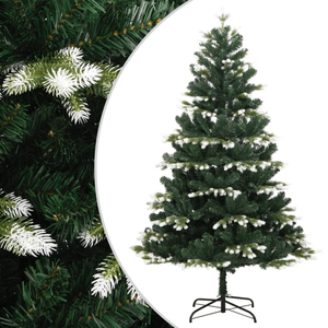 Nouveauté 2026, décorations de Noël, sapin de Noël artificiel de 150 cm avec neige, articulé, avec un support robuste - Product Image 3