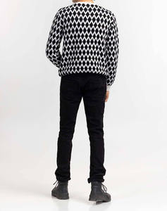 Pull à col rond respirant décontracté hiver tricot motif floral chaud sous-vêtement couleur pull ODM pull - Product Image 3