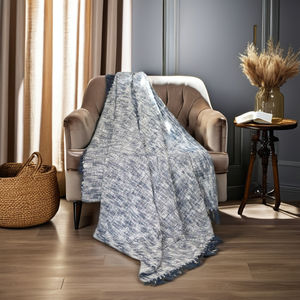 Bonne qualité Grandes franges Nouveau design Jeté 100% coton pour une utilisation extérieure et intérieure en Inde - Product Image 2