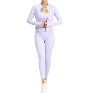Cómodo y elegante Conjunto de jogging de invierno de talla grande para mujer, ropa activa estampada de dos piezas para entrenamiento, entrenamiento, transpirable - Product Image 1