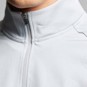 Camiseta de golf con cremallera 1/4 elegante para hombre: duradera y cómoda, ideal para jugar en todo tipo de clima y uso diario - Product Image 5