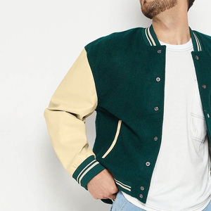 Plus Size Men's Custom Logo Waterproof Eco-Friendly Winter <b>Gothic</b> Style Varsity <b>Jackets</b> Wholesale - Product Image 4